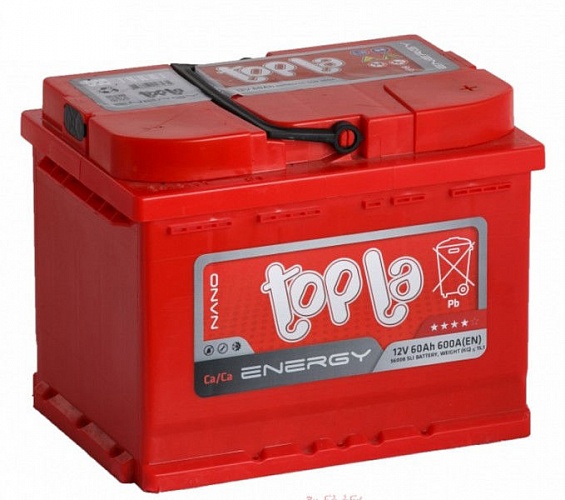 Аккумулятор автомобильный Topla Energy 60 Ач 108060 обр.пол. 12В 60Ач 600A