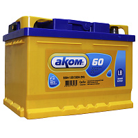 AKOM 6CT-60.0 евро низкий