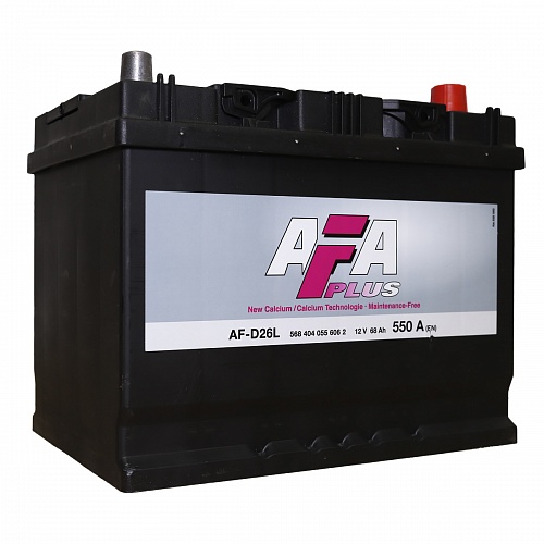 Аккумулятор автомобильный AFA AF-D26L 12В 68Ач 550A